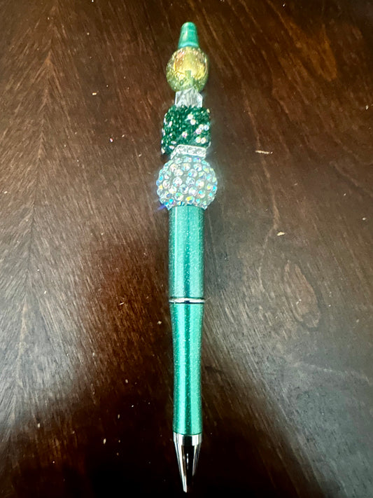 Glittery Green